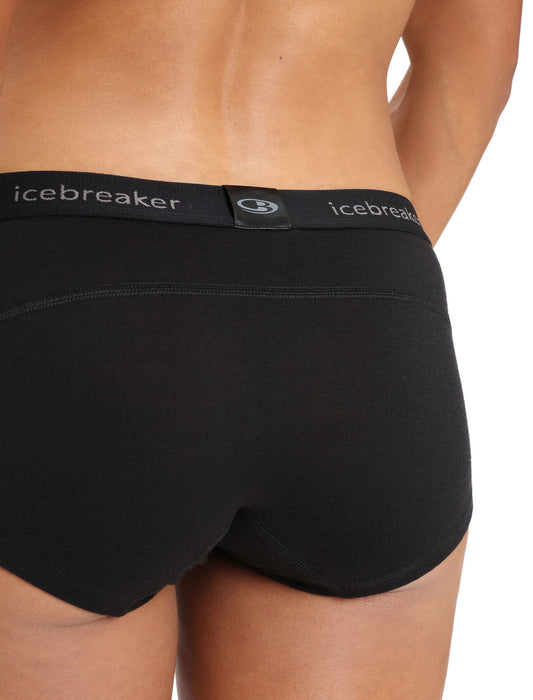 Icebreaker Merino 200 Oasis Thermal Boy Shorts  Black Dam - Underkläder Dam