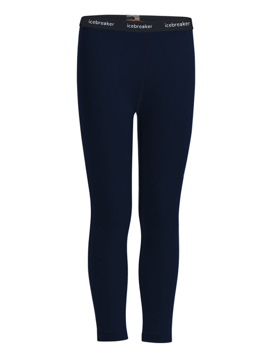 Icebreaker Kids' Merino 200 Oasis Thermal Leggings  Midnight Navy Unisex Barn - Underställ Dam