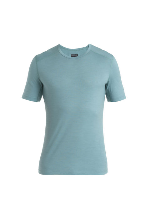 Icebreaker Merino 200 Oasis Short Sleeve Crewe Thermal Top Cloud Ray Herr - Underställ