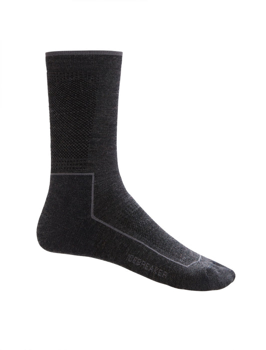 Icebreaker Merino Blend Hike Cool-Lite™ 3Q Crew Socks Jet Heather/Monsoon Herr - Strumpor