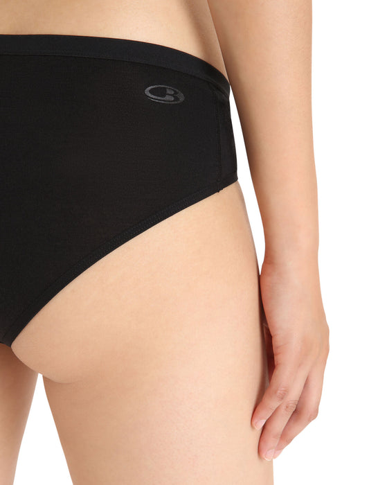 Icebreaker Merino Siren Hipkini Briefs  Black Dam - Underkläder Dam