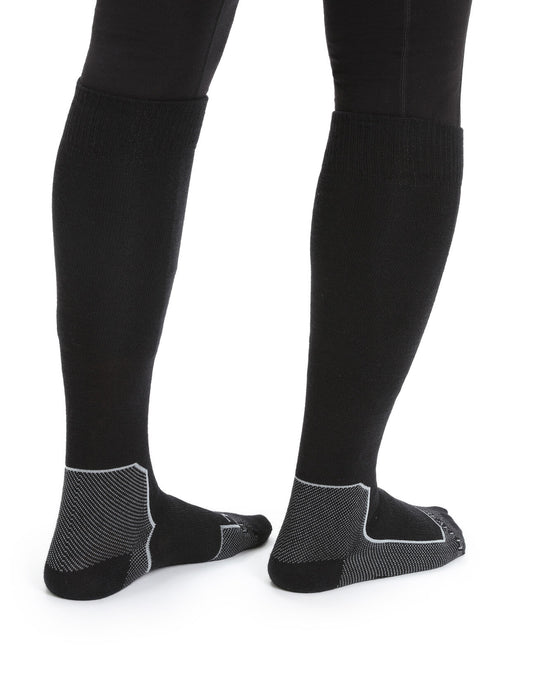 Icebreaker Merino Ski+ Ultralight Over the Calf Socks  Black Dam - Strumpor Dam