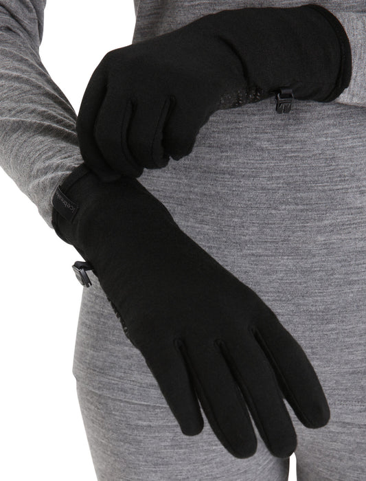 Icebreaker Unisex Merino Quantum Gloves Black