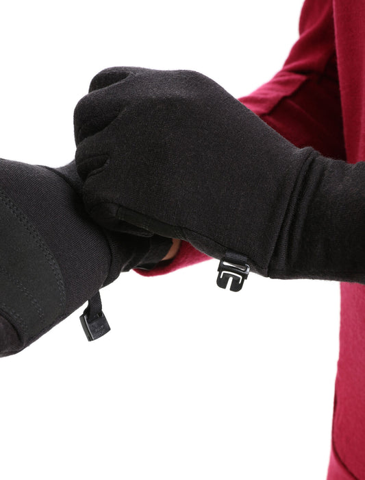 Icebreaker Unisex RealFleece™ Merino Sierra Gloves Black