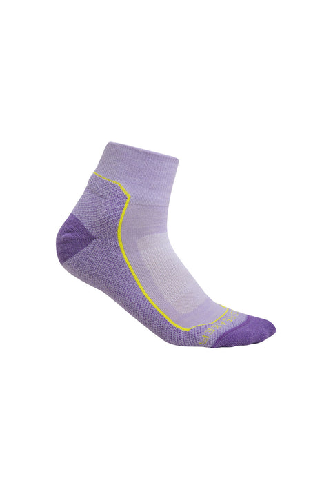 Icebreaker Merino Hike+ Light Mini Socks  Purple Gaze/Magic/Hyper Dam - Strumpor Dam