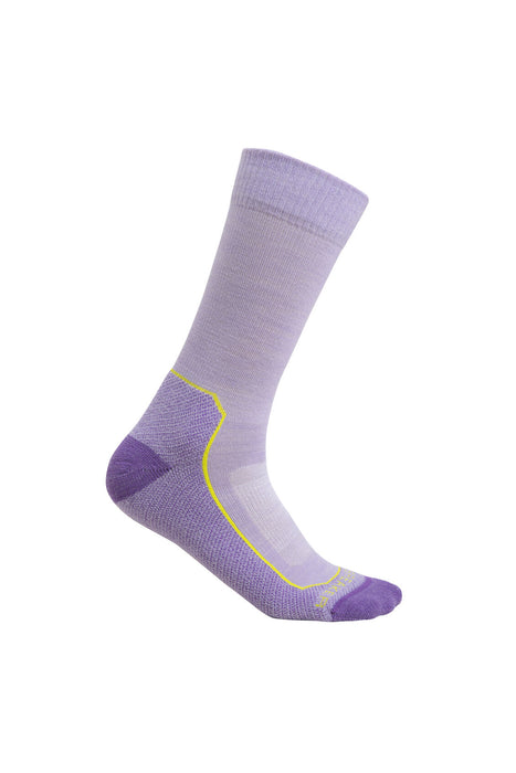 Icebreaker Merino Hike+ Light Crew Socks  Purple Gaze/Magic/Hyper Dam - Strumpor Dam