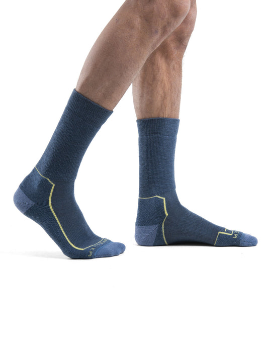 Icebreaker Merino Hike+ Medium Crew Socks Dawn/Lucid Herr - Strumpor