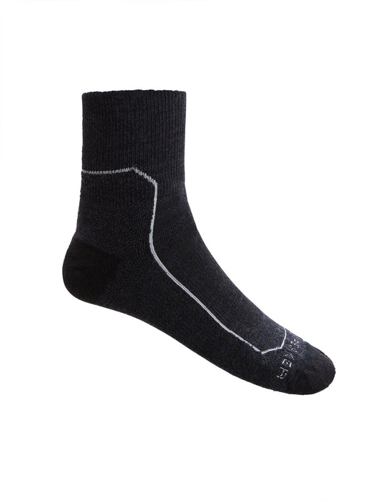 Icebreaker Merino Hike+ Light Mini Socks Jet Heather Herr - Strumpor