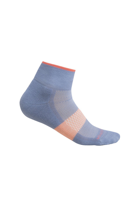 Icebreaker Merino Multisport Light Mini Socks  Kyanite/Tang/Glow Dam - Strumpor Dam