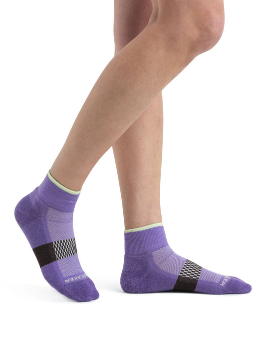 Icebreaker Merino Multisport Light Mini Socks  Magic/Glazen/Bittersweet Dam - Strumpor Dam