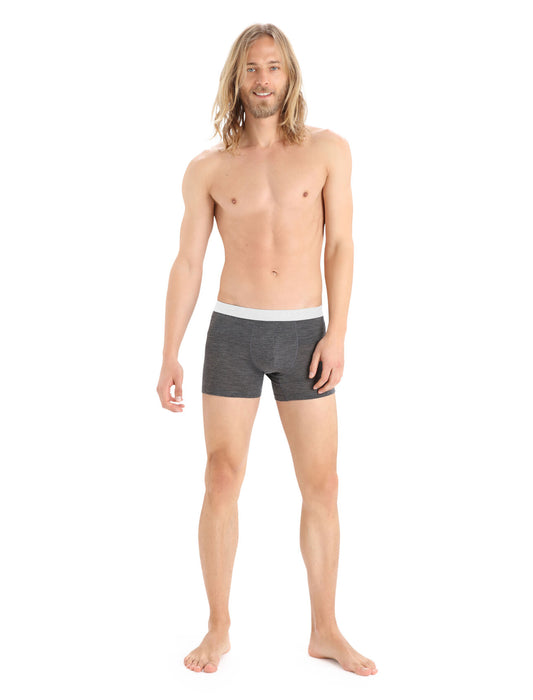 Icebreaker Cool-Lite™ Merino Blend Anatomica Boxers  Monsoon Heather Herr - Underkläder