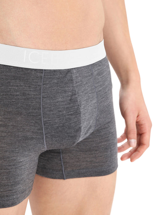 Icebreaker Cool-Lite™ Merino Blend Anatomica Boxers  Monsoon Heather Herr - Underkläder