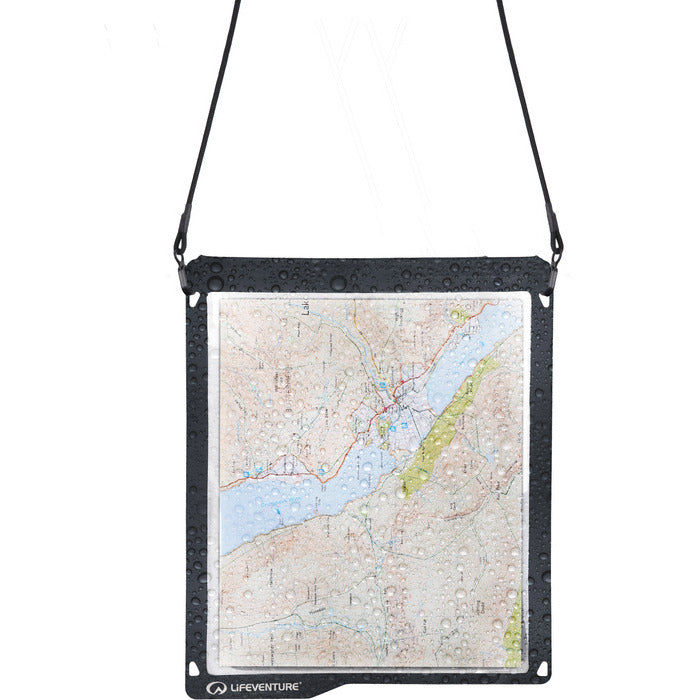 Lifeventure Waterproof Map Case Grey