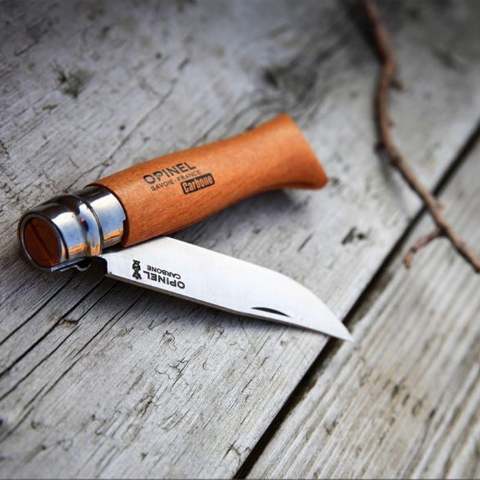 Opinel N08 Beech Carbon