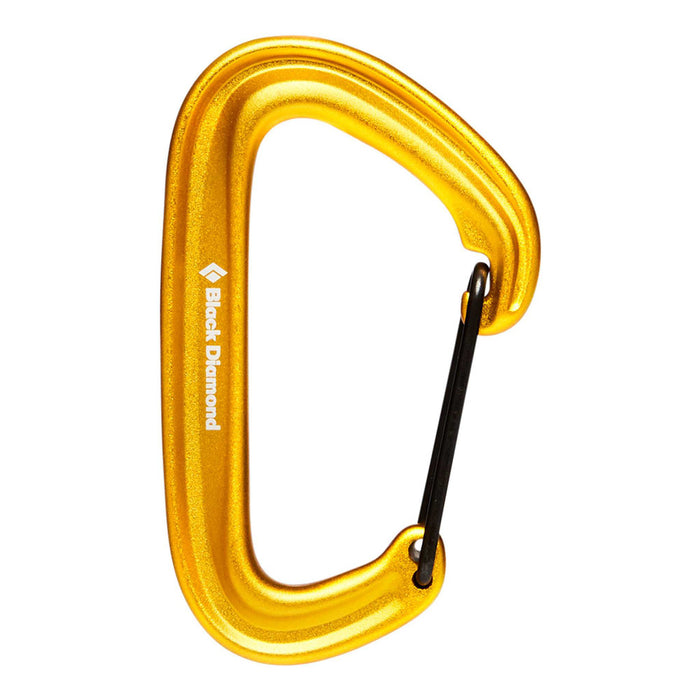 Black Diamond Litewire Carabiner Yellow  - Kabin