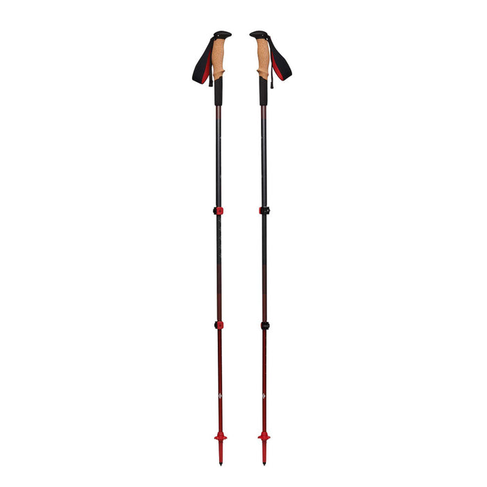 Black Diamond Pursuit Shock Trekking Poles Steel Grey-Octane  - Stav