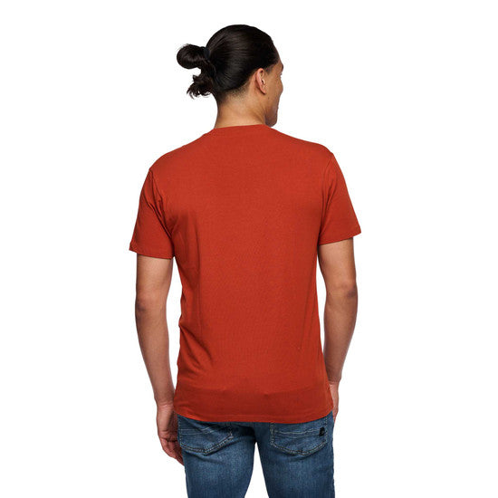 Black Diamond M Chalked Up 2.0 Ss Tee Burnt Sienna Herr - T-Shirt