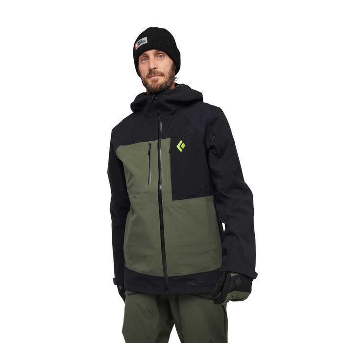 Black Diamond M Recon Stretch Pro Shell Black-Tundra Herr - Jacka