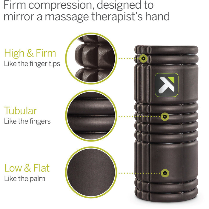 Triggerpoint Grid 1.0 Foam Roller Black 33 Cm