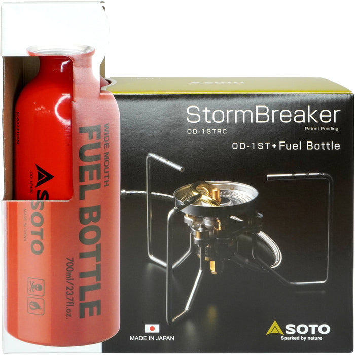 Soto Multifuel Brännare Stormbreaker Combo Röd Flaska