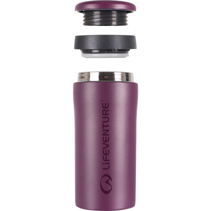 Lifeventure Thermal Mug Matt Purple 300 Ml