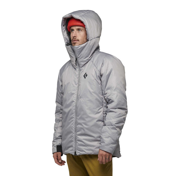 Black Diamond M Belay Parka Pewter Herr - Jacka