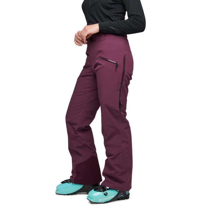 Black Diamond W Recon Insulated Pants Blackberry Dam - Skidbyxor