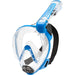 Cressi Duke Dry Full Face Mask Clear/Blue M/L