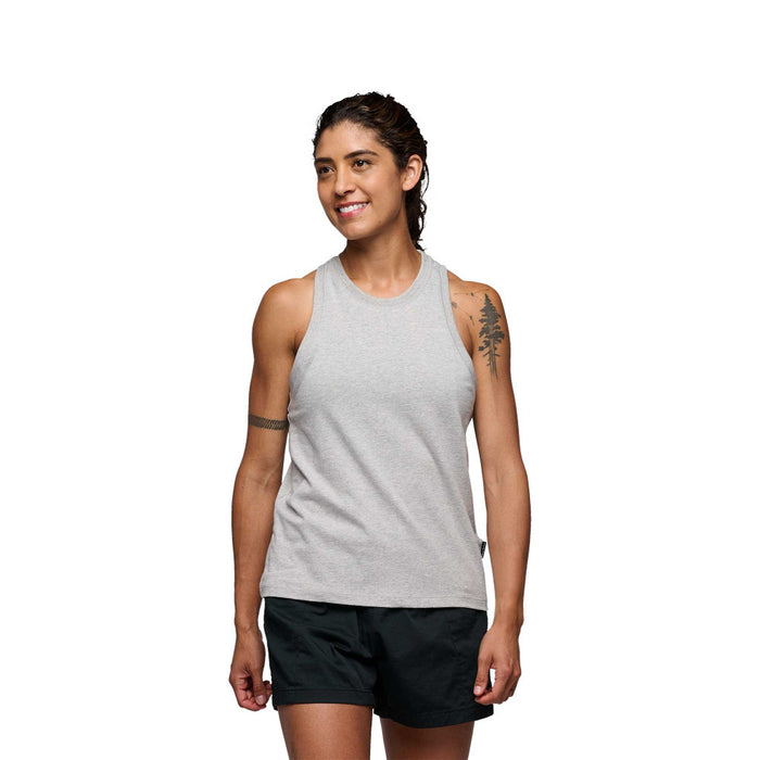 Black Diamond W Project Muscle Tank Nickel Heather Dam - Linne