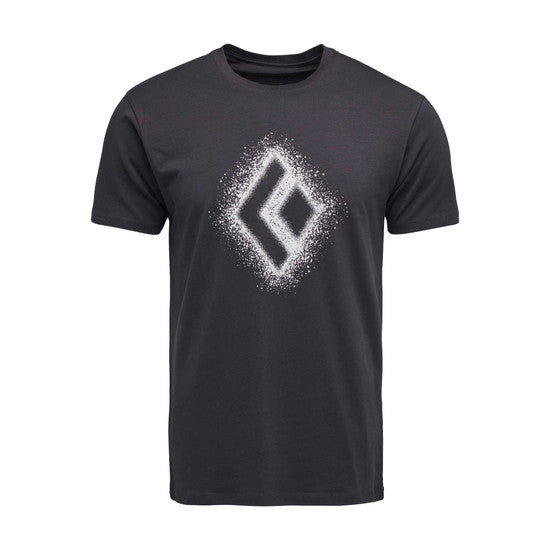 Black Diamond M Chalked Up 2.0 Ss Tee Charcoal Herr - T-Shirt