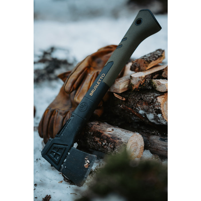 Brusletto Kikut Axe 36 Cm Black/Green L