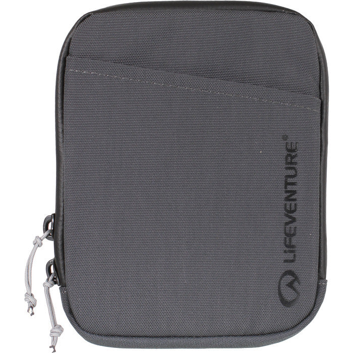 Lifeventure Rfid Travel Neck Pouch, Recycled Grey