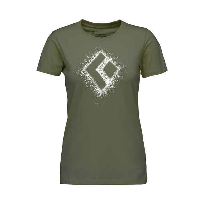 Black Diamond W Chalked Up 2.0 Ss Tee Tundra Dam - T-Shirt