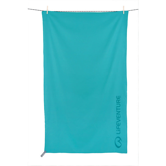 Lifeventure Recycled Softfibre Trek Towel Giant Teal 150 X 90 Cm