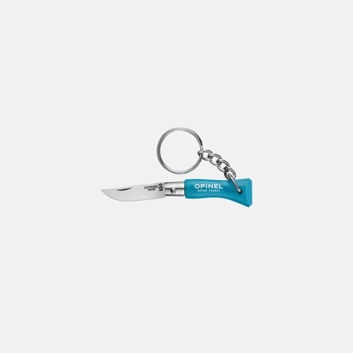 Opinel N02 Keychain Cyan