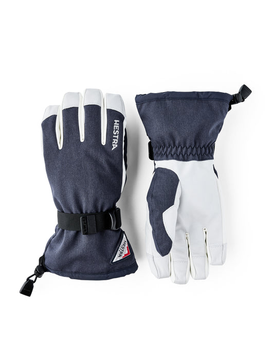 Hestra Powder Gauntlet 5-finger - Navy/Offwhite