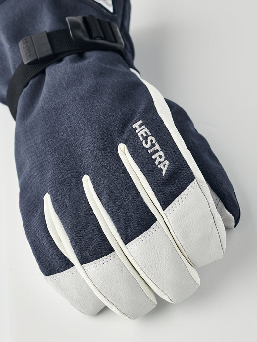 Hestra Powder Gauntlet 5-finger - Navy/Offwhite