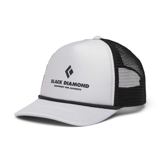 Black Diamond Flat Bill Trucker Hat Pewter-Black Eqpmnt for Alpnst  - Keps