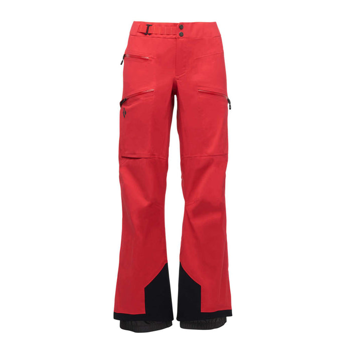 Black Diamond W Recon Lt Stretch Pants Coral Red Dam - Skidbyxor