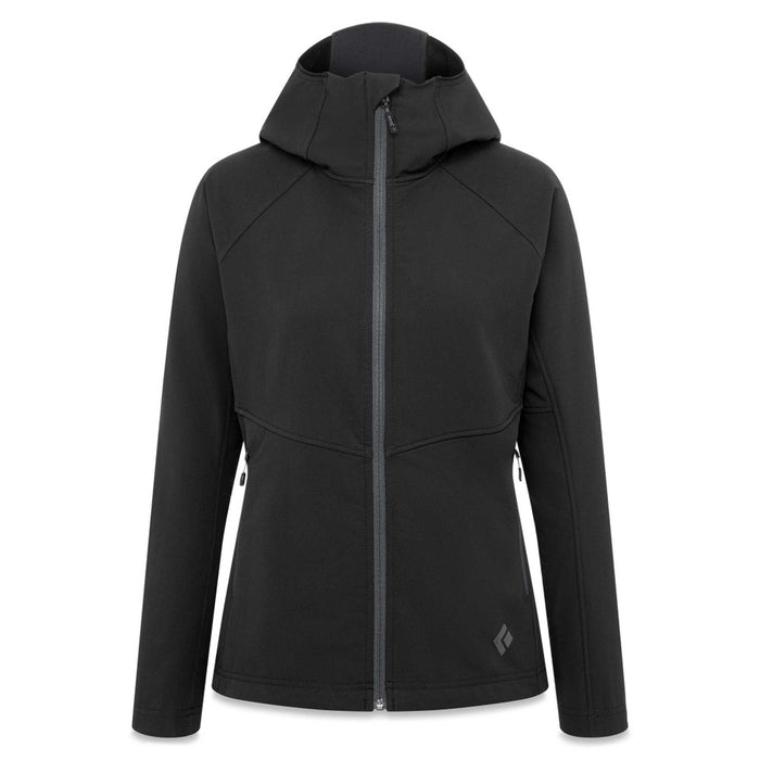 Black Diamond W Element Hoody Black Dam - Huvtröja