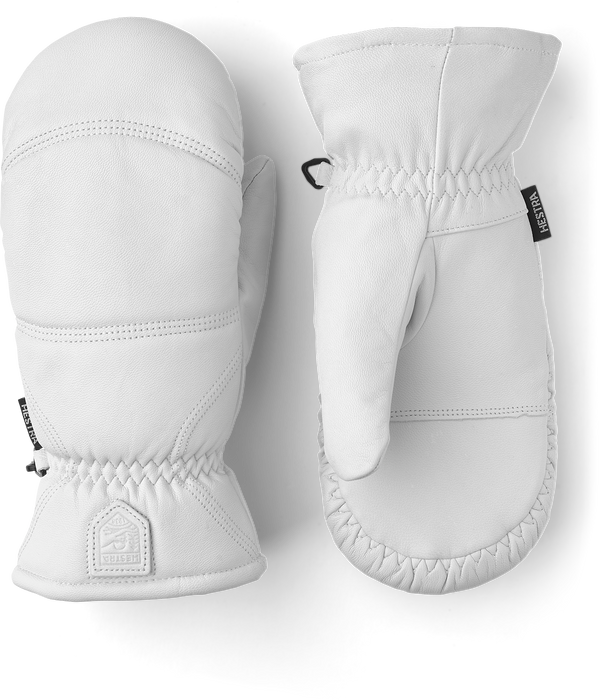 Hestra Leather Box Mitt - Offwhite