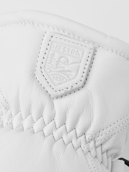 Hestra Leather Box Mitt - Offwhite