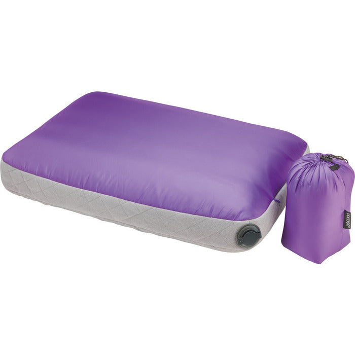 Cocoon Air Core Resekudde Ultralight Mid 35x45 cm Purple/Grey - Kudde