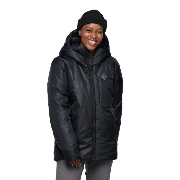 Black Diamond W Belay Parka Black Dam - Jacka