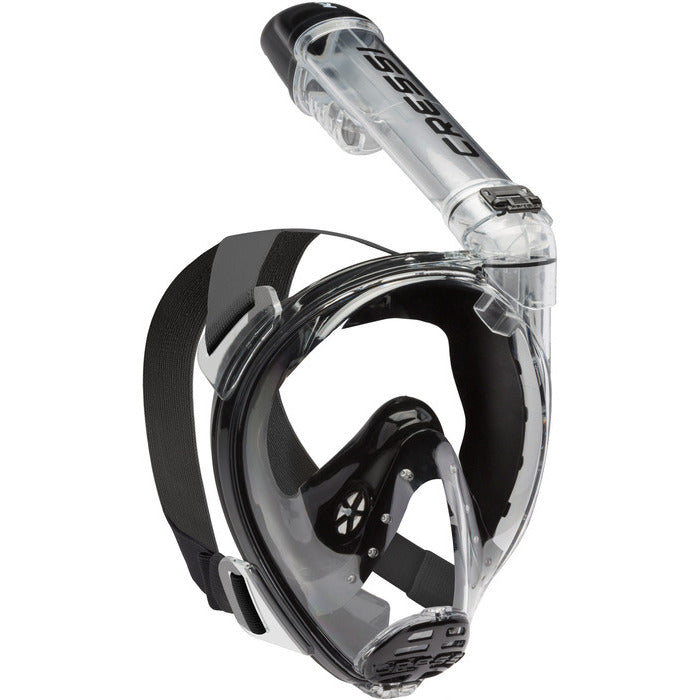 Cressi Knight Full Face Mask Black/Clear M/L