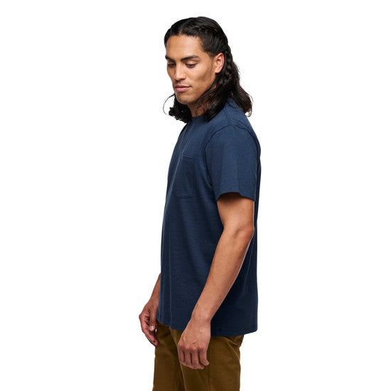 Black Diamond M Project Ss Tee Indigo Herr - T-Shirt