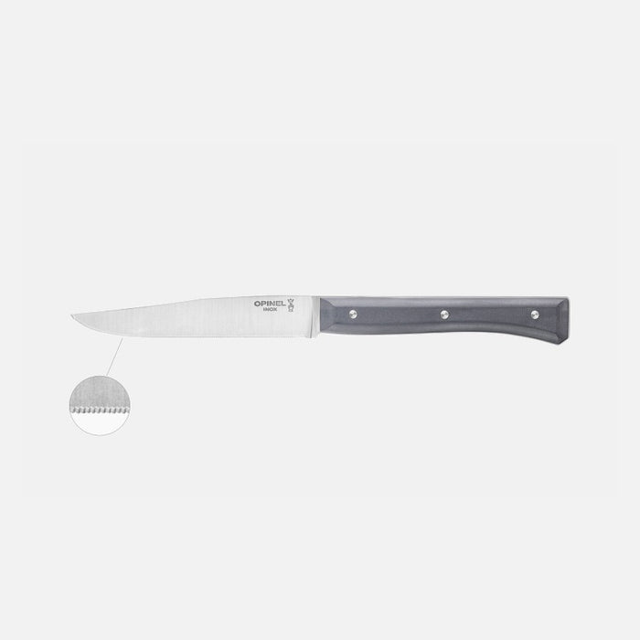 Opinel Facet Box 4 Micro Serrated Grey