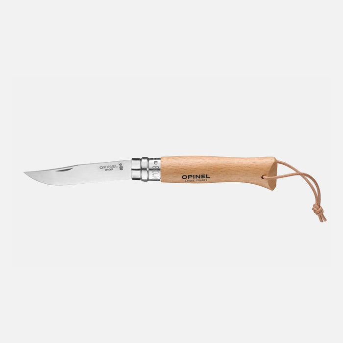 Opinel N08 Bushwhacker Beech Stainless Steel