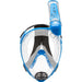 Cressi Duke Dry Full Face Mask Clear/Blue M/L