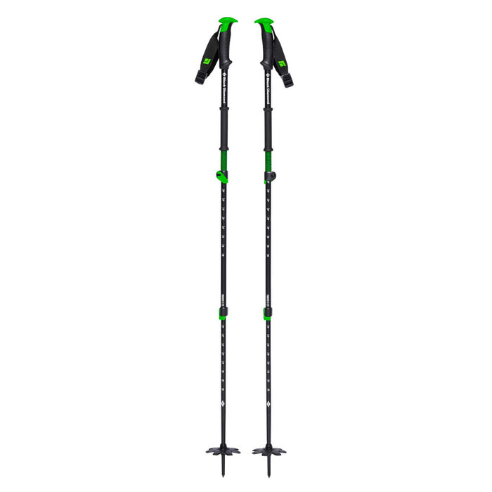 Black Diamond Traverse 3 Ski Poles Sulphur Green  - Stav